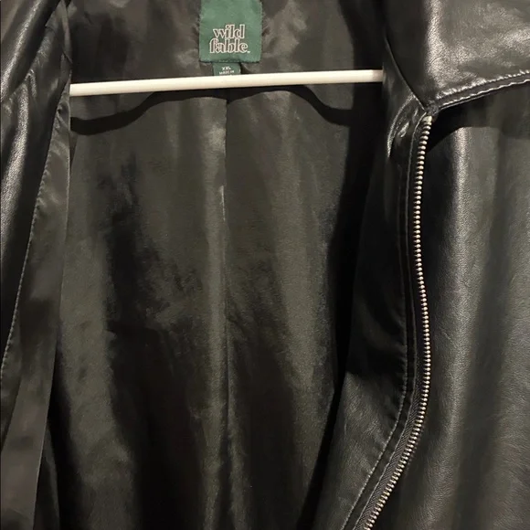 Wild Fable Black Leather Jacket - Picture 6 of 15